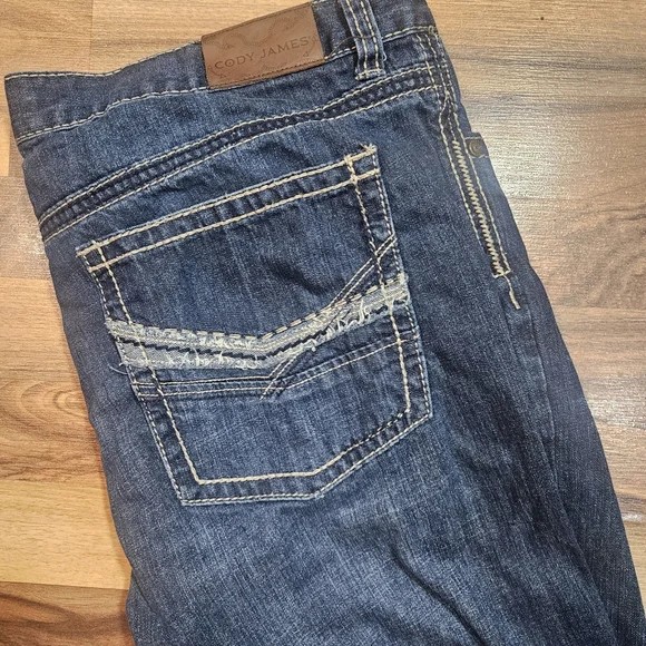 Cody James Bootcut Jeans Men’s 40x34 Dark Blast Dark Wash Western Cowboy Denim - Picture 3 of 11